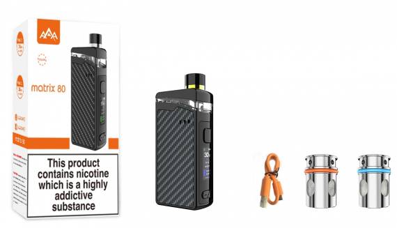 AAA Matrix 80 Pod Mod - 2 in 1 with 4 Coil - Cell 2000mh